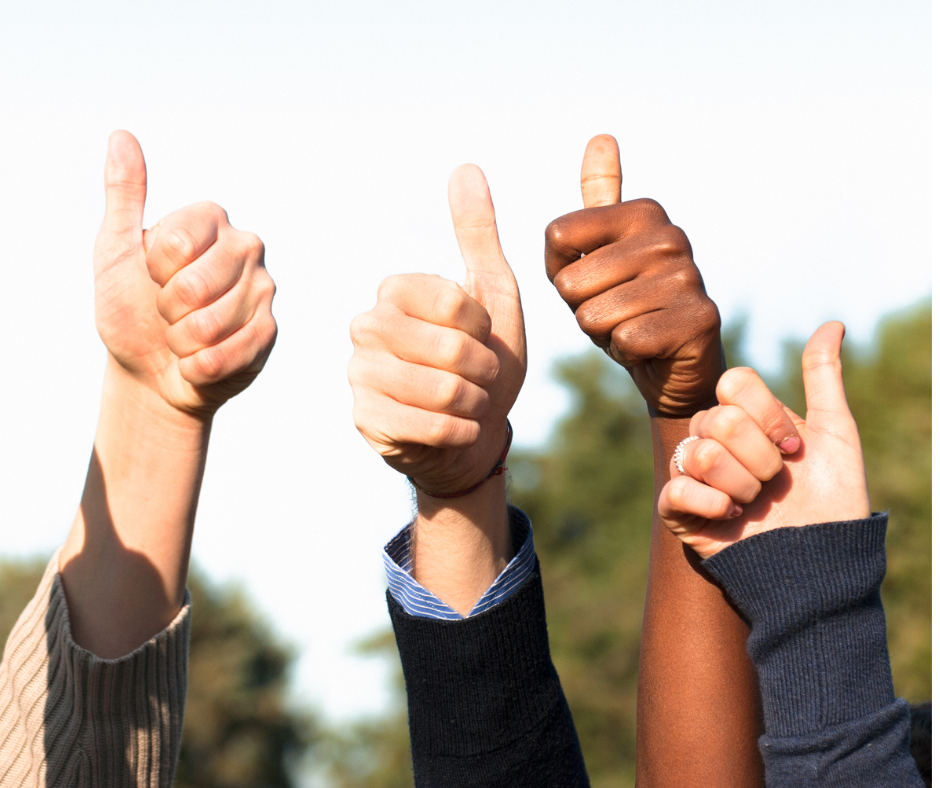 four Thumbs up